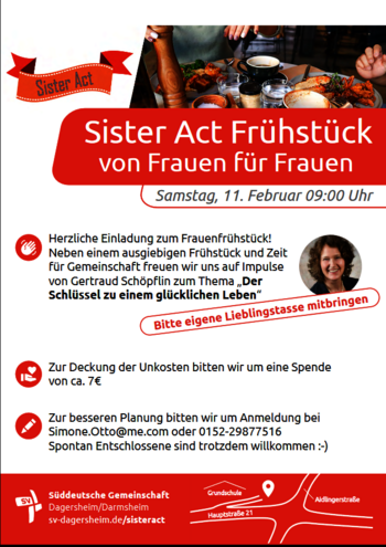 'Sister Act Frühstück'