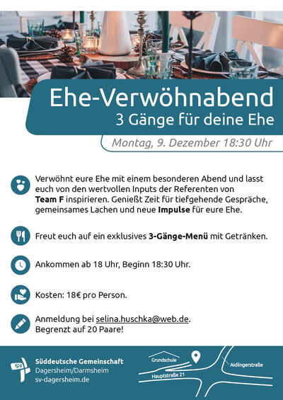 'Ehe-Verwöhnabend'